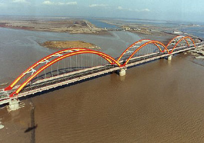 Modern bridge at Tanggu
